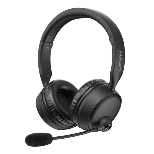 LEVN AI-Clear Bluetooth 5.3 Headset with Dual Connect